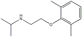 [2-(2,6-dimethylphenoxy)ethyl](propan-2-yl)amine Struktur