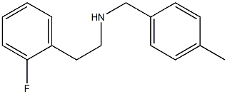 [2-(2-fluorophenyl)ethyl][(4-methylphenyl)methyl]amine Struktur