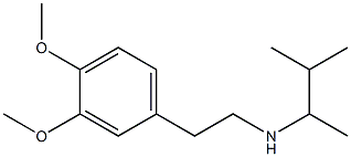 [2-(3,4-dimethoxyphenyl)ethyl](3-methylbutan-2-yl)amine Struktur