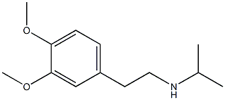 [2-(3,4-dimethoxyphenyl)ethyl](propan-2-yl)amine Struktur