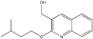 [2-(3-methylbutoxy)quinolin-3-yl]methanol Struktur