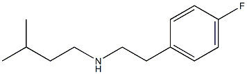 [2-(4-fluorophenyl)ethyl](3-methylbutyl)amine Struktur