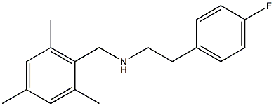 [2-(4-fluorophenyl)ethyl][(2,4,6-trimethylphenyl)methyl]amine Struktur