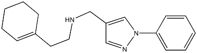 [2-(cyclohex-1-en-1-yl)ethyl][(1-phenyl-1H-pyrazol-4-yl)methyl]amine Struktur