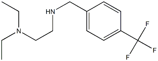 [2-(diethylamino)ethyl]({[4-(trifluoromethyl)phenyl]methyl})amine Struktur