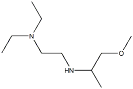 [2-(diethylamino)ethyl](1-methoxypropan-2-yl)amine Struktur