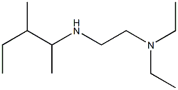 [2-(diethylamino)ethyl](3-methylpentan-2-yl)amine Struktur