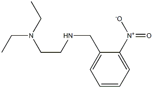 [2-(diethylamino)ethyl][(2-nitrophenyl)methyl]amine Struktur