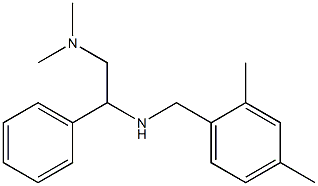 [2-(dimethylamino)-1-phenylethyl][(2,4-dimethylphenyl)methyl]amine Struktur