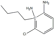 1-N-butyl-6-chlorobenzene-1,2-diamine Struktur