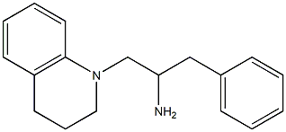 1-phenyl-3-(1,2,3,4-tetrahydroquinolin-1-yl)propan-2-amine Struktur