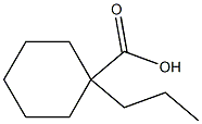 1-propylcyclohexane-1-carboxylic acid Struktur