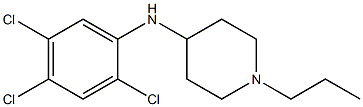 1-propyl-N-(2,4,5-trichlorophenyl)piperidin-4-amine Struktur