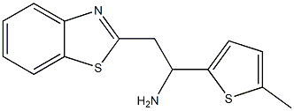 2-(1,3-benzothiazol-2-yl)-1-(5-methylthiophen-2-yl)ethan-1-amine Struktur