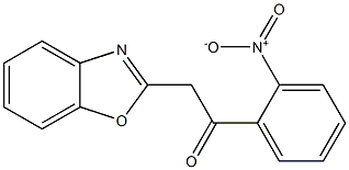 2-(1,3-benzoxazol-2-yl)-1-(2-nitrophenyl)ethan-1-one Struktur