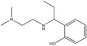 2-(1-{[2-(dimethylamino)ethyl]amino}propyl)phenol Struktur