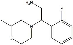 2-(2-fluorophenyl)-2-(2-methylmorpholin-4-yl)ethan-1-amine Struktur