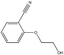 2-(2-hydroxyethoxy)benzonitrile Struktur