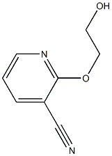 2-(2-hydroxyethoxy)pyridine-3-carbonitrile Struktur