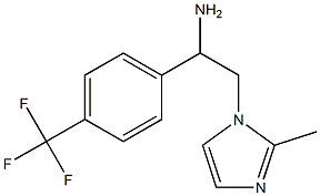 2-(2-methyl-1H-imidazol-1-yl)-1-[4-(trifluoromethyl)phenyl]ethan-1-amine Struktur