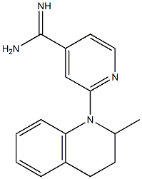 2-(2-methyl-3,4-dihydroquinolin-1(2H)-yl)pyridine-4-carboximidamide Struktur