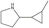 2-(2-methylcyclopropyl)pyrrolidine Struktur