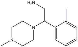 2-(2-methylphenyl)-2-(4-methylpiperazin-1-yl)ethanamine Struktur