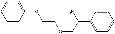 2-(2-phenoxyethoxy)-1-phenylethan-1-amine Struktur