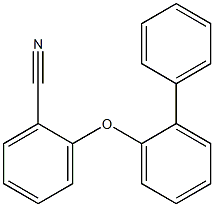 2-(2-phenylphenoxy)benzonitrile Struktur