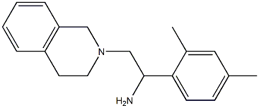 2-(3,4-dihydroisoquinolin-2(1H)-yl)-1-(2,4-dimethylphenyl)ethanamine Struktur