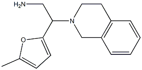 2-(3,4-dihydroisoquinolin-2(1H)-yl)-2-(5-methyl-2-furyl)ethanamine Struktur