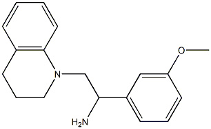 2-(3,4-dihydroquinolin-1(2H)-yl)-1-(3-methoxyphenyl)ethanamine Struktur