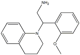 2-(3,4-dihydroquinolin-1(2H)-yl)-2-(2-methoxyphenyl)ethanamine Struktur