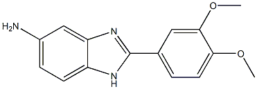 2-(3,4-dimethoxyphenyl)-1H-benzimidazol-5-amine Struktur