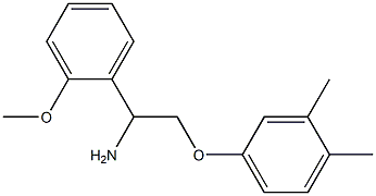 2-(3,4-dimethylphenoxy)-1-(2-methoxyphenyl)ethanamine Struktur