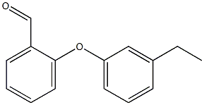 2-(3-ethylphenoxy)benzaldehyde Struktur