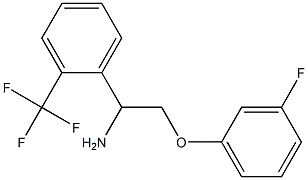 2-(3-fluorophenoxy)-1-[2-(trifluoromethyl)phenyl]ethanamine Struktur