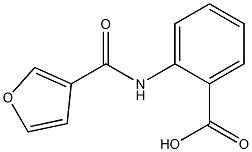 2-(3-furoylamino)benzoic acid Struktur