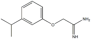 2-(3-isopropylphenoxy)ethanimidamide Struktur