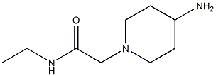 2-(4-aminopiperidin-1-yl)-N-ethylacetamide Struktur