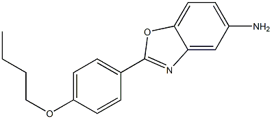 2-(4-butoxyphenyl)-1,3-benzoxazol-5-amine Struktur