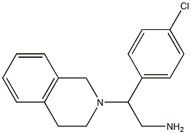 2-(4-chlorophenyl)-2-(3,4-dihydroisoquinolin-2(1H)-yl)ethanamine Structure