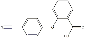 2-(4-cyanophenoxy)benzoic acid Struktur