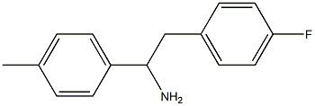 2-(4-fluorophenyl)-1-(4-methylphenyl)ethan-1-amine Struktur