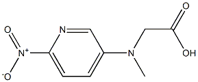 2-[methyl(6-nitropyridin-3-yl)amino]acetic acid Struktur