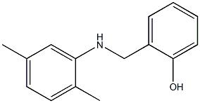 2-{[(2,5-dimethylphenyl)amino]methyl}phenol Struktur