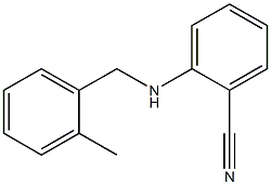 2-{[(2-methylphenyl)methyl]amino}benzonitrile Struktur