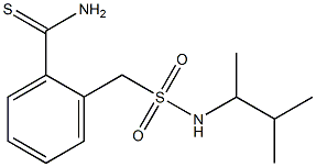 2-{[(3-methylbutan-2-yl)sulfamoyl]methyl}benzene-1-carbothioamide Struktur