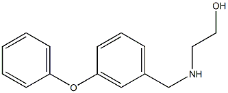 2-{[(3-phenoxyphenyl)methyl]amino}ethan-1-ol Struktur