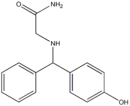 2-{[(4-hydroxyphenyl)(phenyl)methyl]amino}acetamide Struktur